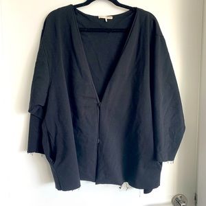 Oak and Fort cape sweater/cardigan